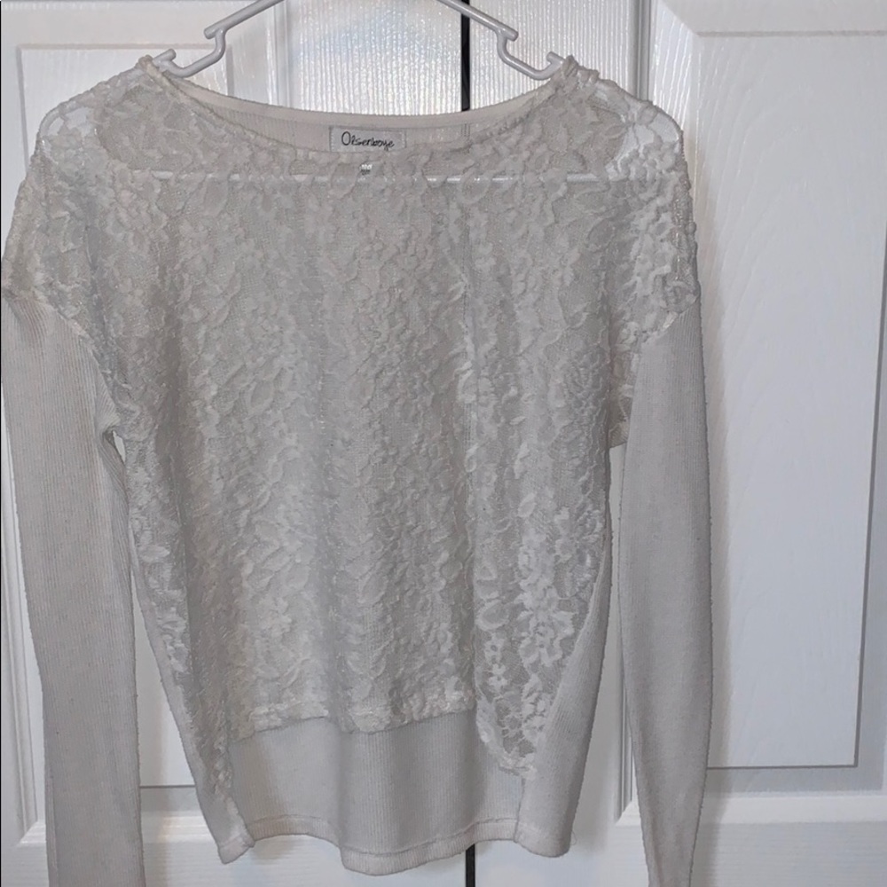 White long sleeve shirt
